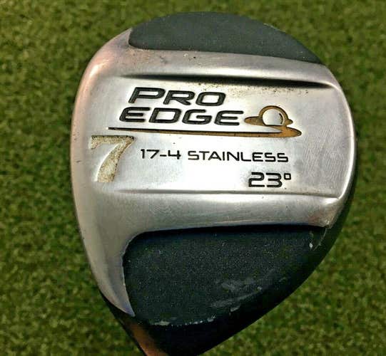 Pro Edge Stainless 7 Wood 23* / LH / Regular Graphite ~40.75" / New Grip /mm4864