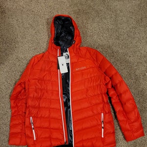 Red Men's Adult New XL Spyder Puffy Jacket