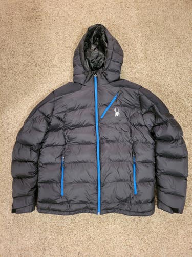 Gray Men's Adult Used XL Spyder Puffy
