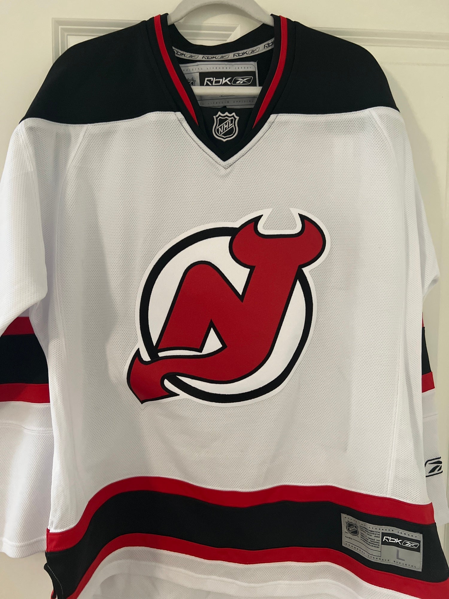 Reebok New Jersey Devils Premier Jersey - Away/White - Adult