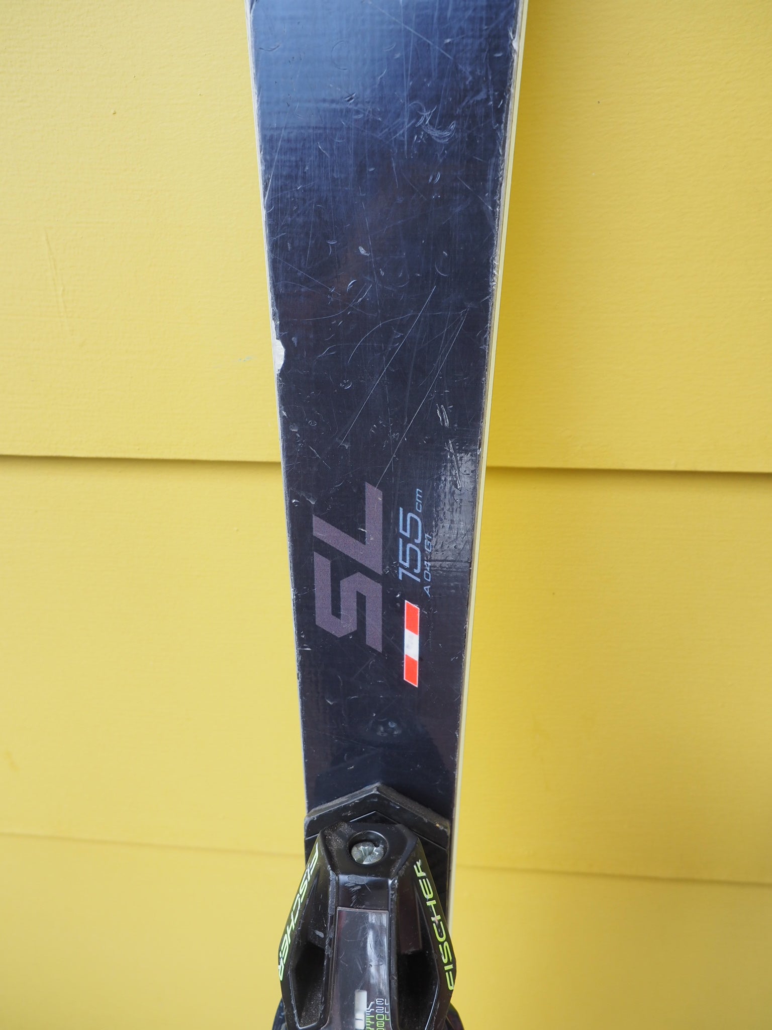 2019 Fischer 155 cm RC4 World Cup SL Skis With Bindings | SidelineSwap