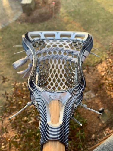 NEW Rare Reebok 10K Lacrosse head CUSTOM Strung w/ Semi-soft mesh