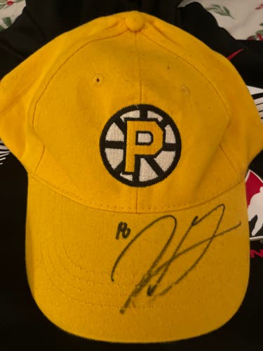 Providence bruins autographed hat #36 Zac Rinaldo