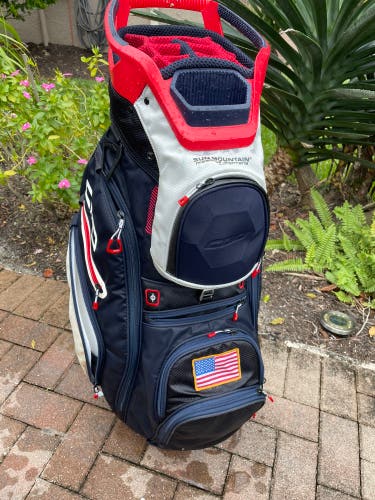 Sun mountain C130 USA edition bag with shoulder strap