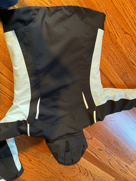 Black With Blue On The side Girls Karbon Jacket