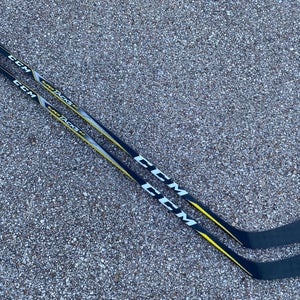 2 PACK CCM Super Tacks 2.0 Pro Stock Hockey Stick 100 Flex Grip P29 Left 7206