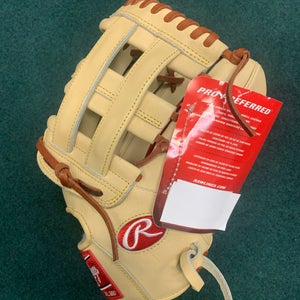 New Right Hand Throw Rawlings Outfield Pro Preferred Baseball Glove 12.25"