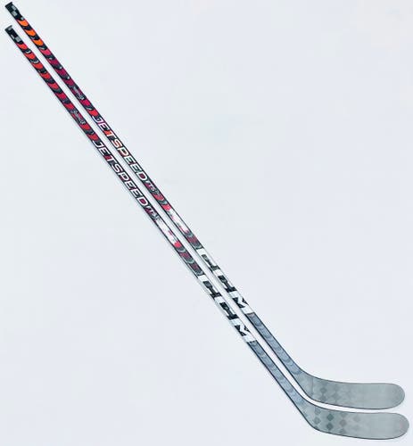 New 2 Pack Red CCM Jetspeed FT5 Pro (Trigger 7 Pro Build) Hockey Stick-LH-P28M-90 Flex