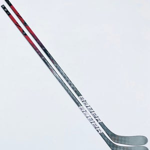 New 2 Pack Custom Red Bauer Vapor ADV (GEO Dress) Hockey Stick-LH-Modified P28-87 Flex-Full Tactile