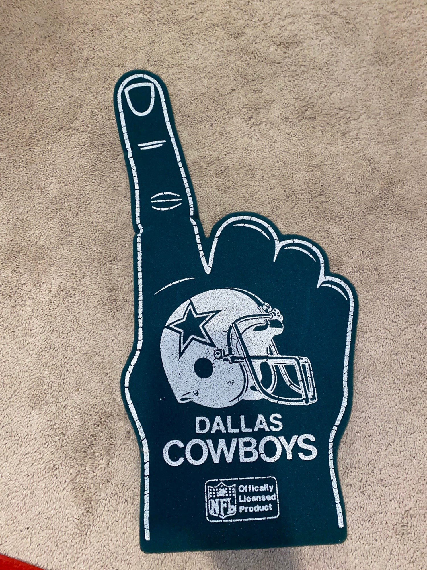 Dallas Cowboys Navy Foam Finger