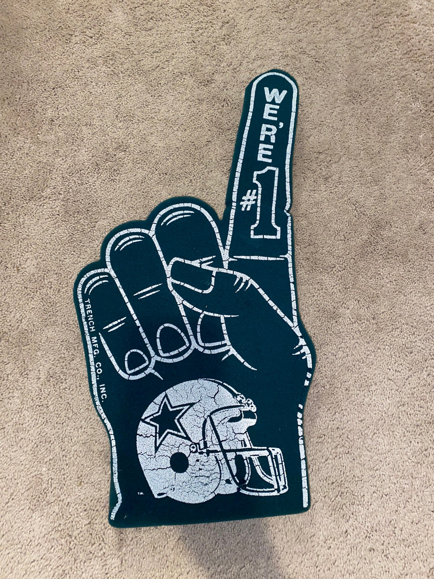 Dallas Cowboys Foam Finger – CHROME