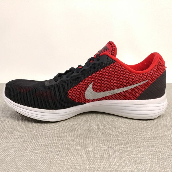 De neiging hebben Detecteerbaar Ik zie je morgen Nike Revolution 3 Mens Running Shoes Size 11.5 Red Black Athletic Trainers  | SidelineSwap