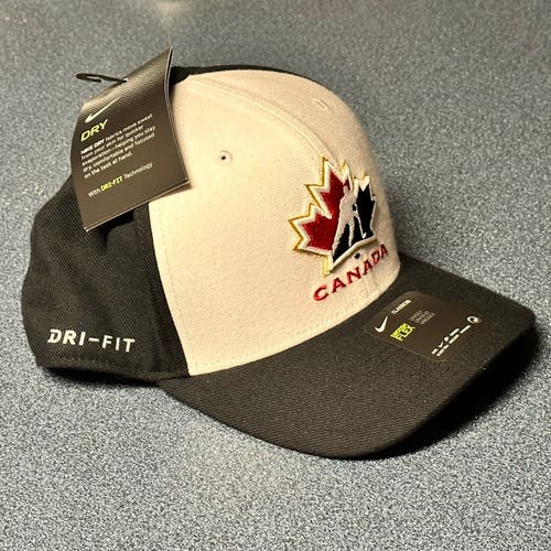 New! Team Canada World Juniors Hat! Team issued Nike Dri-fit Hat!
