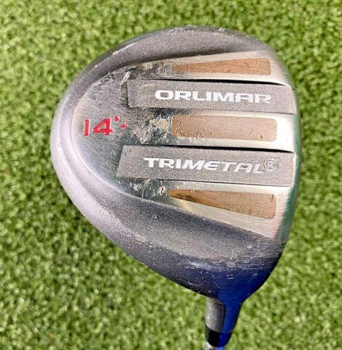 Orlimar TriMetal 14* Strong 3 Wood / RH /~41"/ Stiff Steel / Good Grip / jl3450