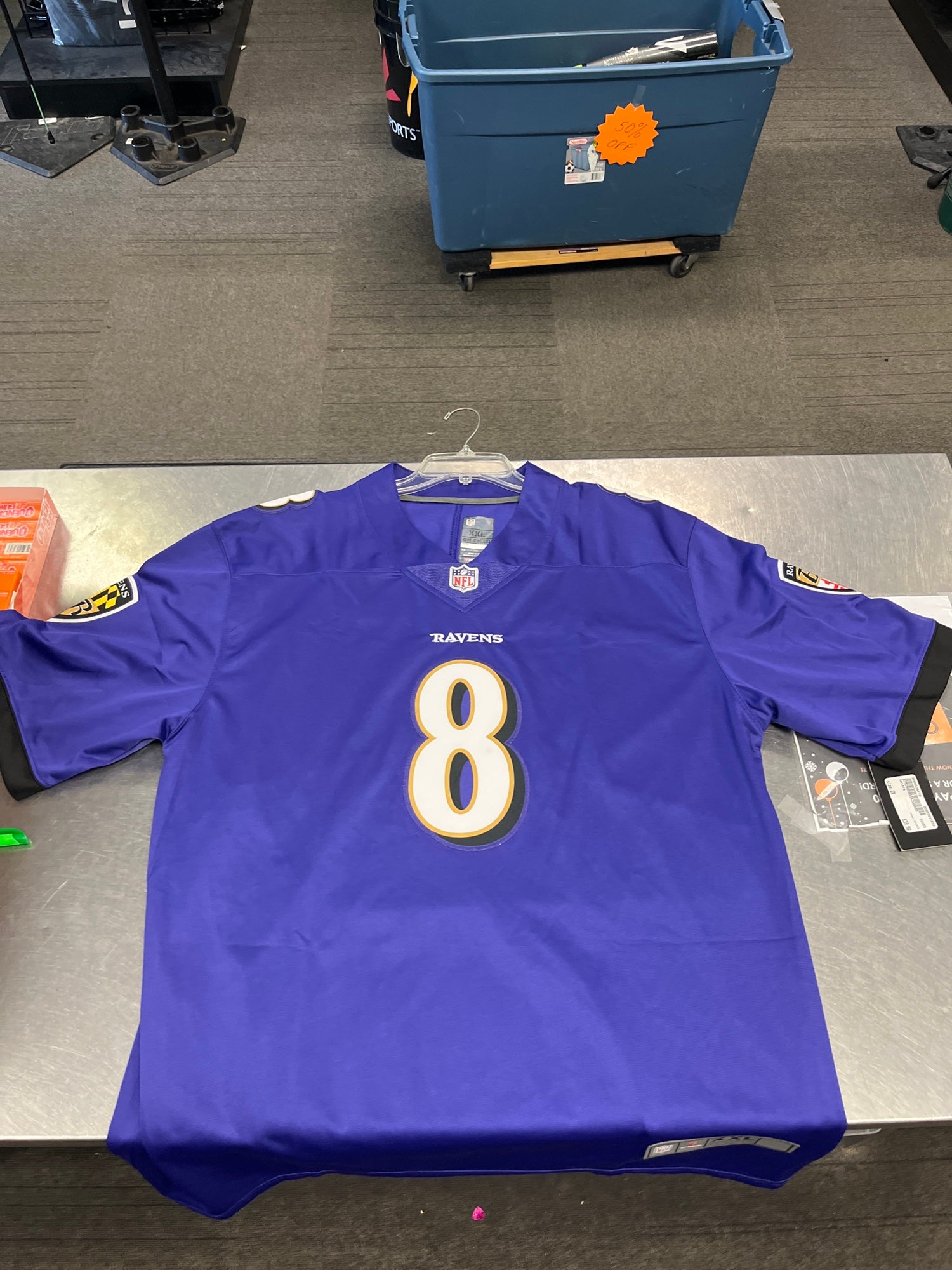 Nike Salute to Service Jersey Baltimore Ravens Lamar Jackson #08 – Team MVP  Sports