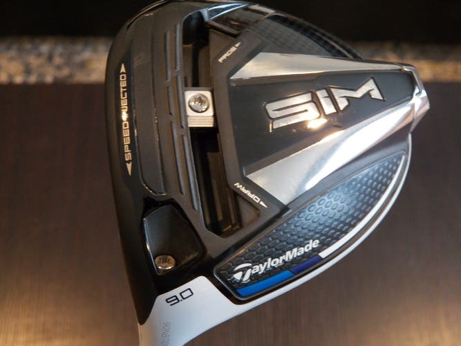 LEFT HAND TAYLORMADE SIM 9* GOLF DRIVER HZRDUS GREEN 6.0 STIFF