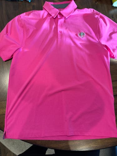 Pink Used Men's Under Armour Shirt