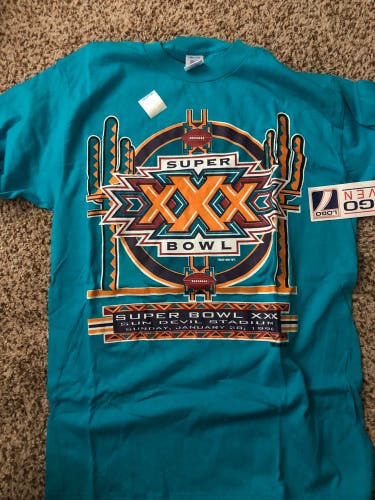 Super Bowl XXX shirt Large Steelers Cowboys