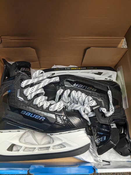 Senior New Bauer Supreme Mach Hockey Skates Regular Width Size 8