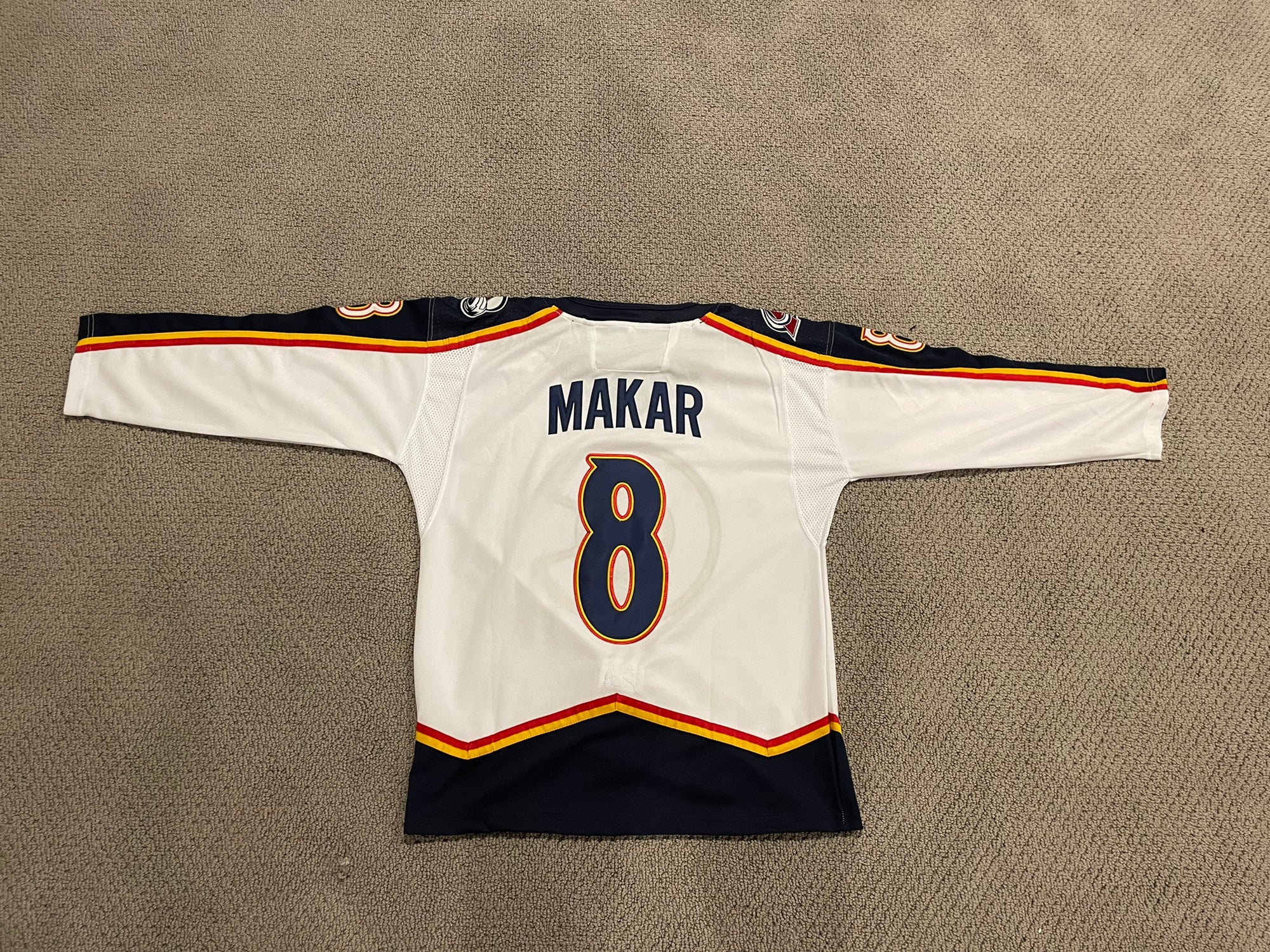 CALE MAKAR 2022 ALL STAR GAME WHITE AUTHENTIC ADIDAS JERSEY COLORADO  AVALANCHE