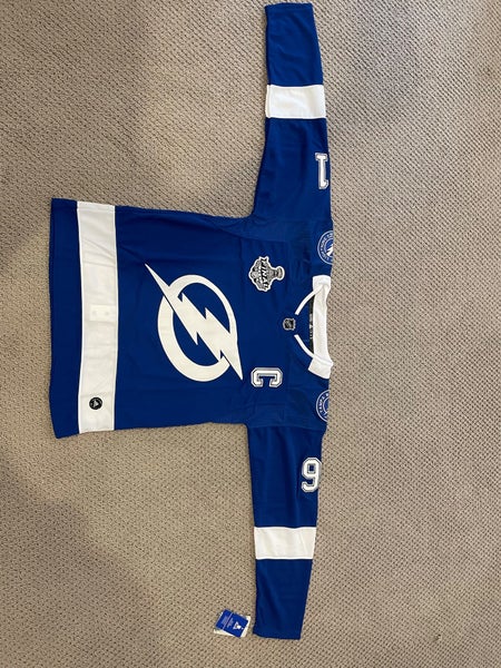 Men's Tampa Bay Lightning Steven Stamkos Adidas Blue Home