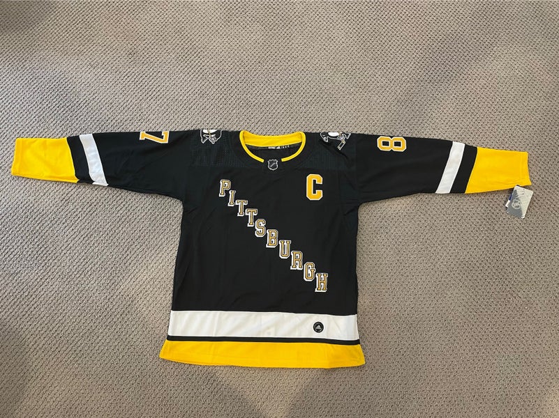 Men's Fanatics Branded Sidney Crosby Black/Gold Pittsburgh