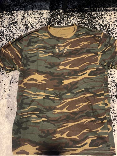 Washington Capitals Camo Reebok T L