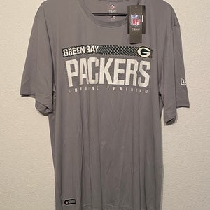 New Era NFL Green Bay Packers Combine Training Men's Size L Short Sleeve T Shirt