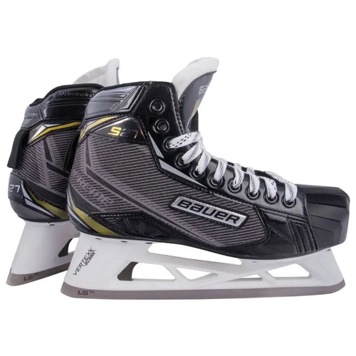 Senior New Bauer Supreme S27 Hockey Goalie Skates Regular Width Size 8.5