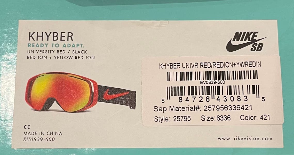 Nike Khyber Ski/Snowboard Goggles | SidelineSwap | Buy and