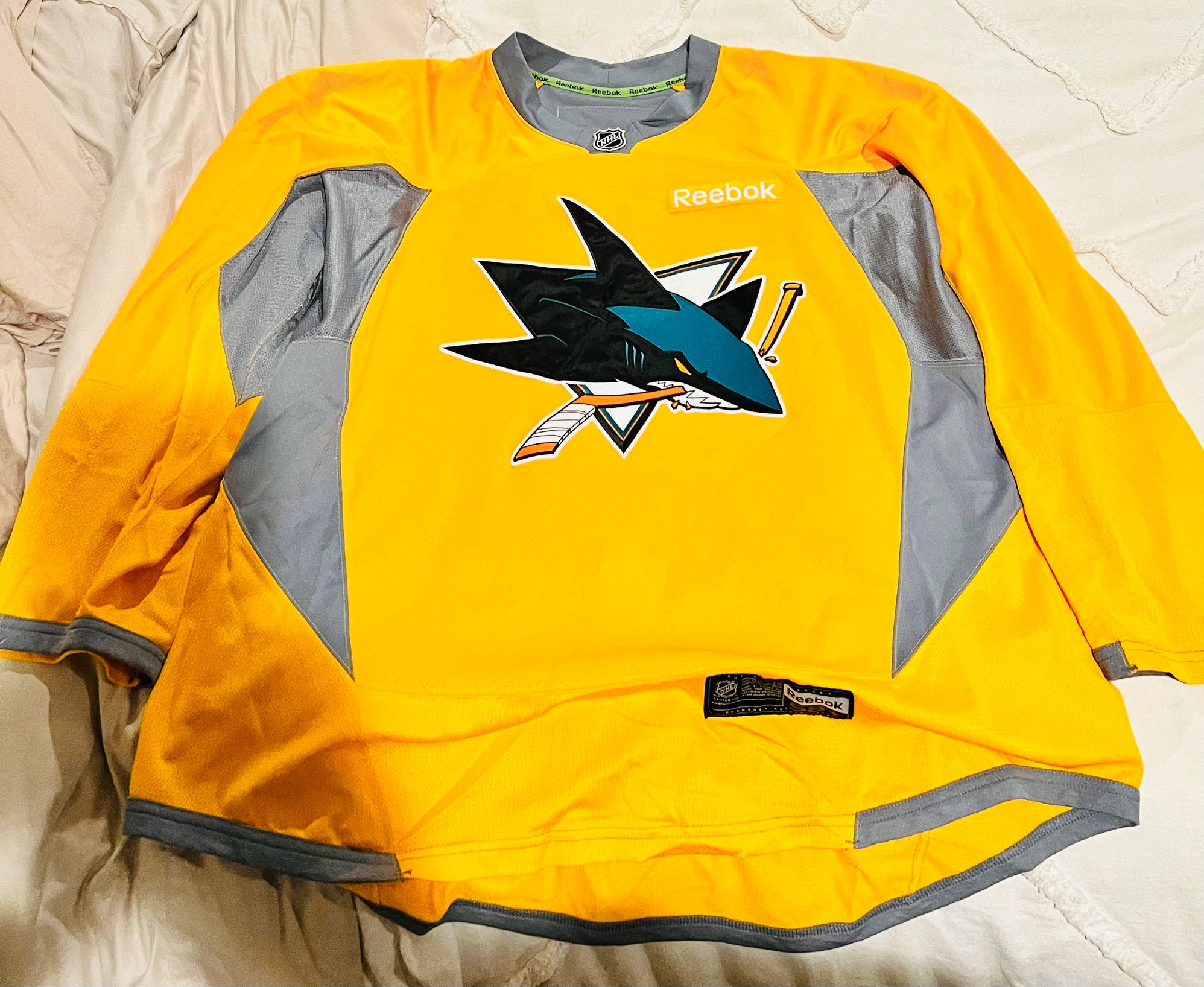 San Jose Sharks Reebok Practice Jersey SidelineSwap Buy and