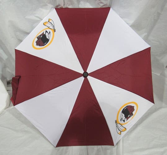 NFL Travel Umbrella Washington Redskins White and Maroon McArthur by WinCraft