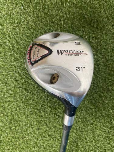 Warrior Custom Golf 5 Wood 21* / RH / Regular Graphite ~42" / sk5466