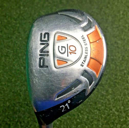 PING G10 Stainless Steel 4 Hybrid 21* / Left-Handed LH / TFC 129H Stiff / mm9681