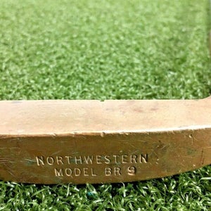 Northwestern Model BR-9 Brass Blade Putter / 35" / Steel / RH / sa6923
