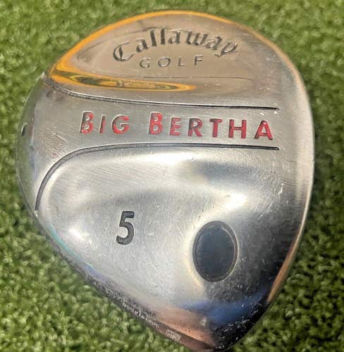 Callaway Golf Big Bertha 5 Wood ~2004 RH / Stiff Steel ~41.5" / New Grip /mm5689
