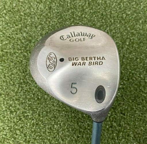 Callaway Big Bertha War Bird 5 Wood / RH / Ladies Graphite ~40.25" / jl4531