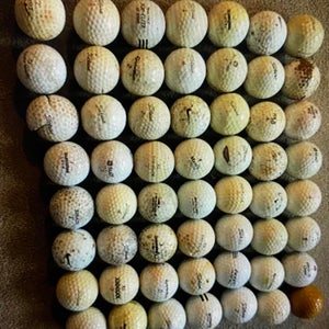 Very Cheap 50 Used Golf Balls Poor Condition Free Shipping