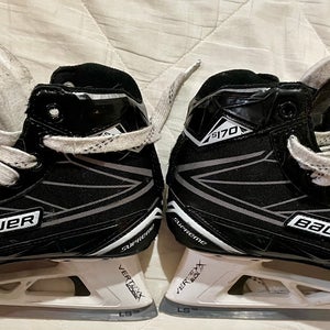 Used Bauer Regular Width  Size 3.5 Supreme S170 Hockey Goalie Skates