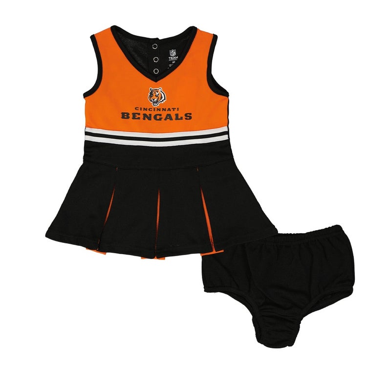 NFL, Costumes, Cincinatti Bengals Toddler Cheerleader Uniform Two Piece