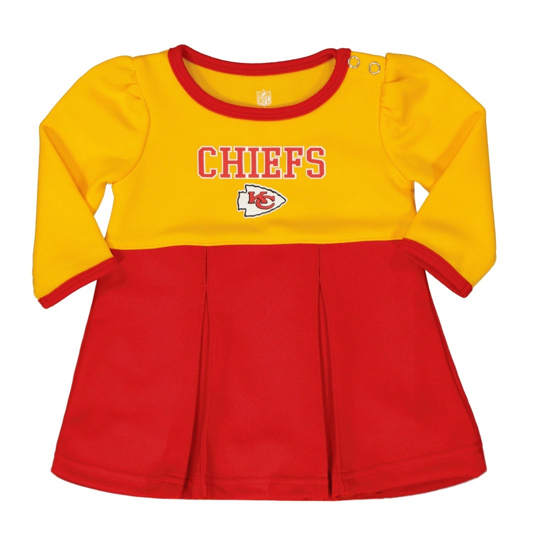 Genuine Stuff Baby Girls' Kansas City Chiefs Cheer Dress