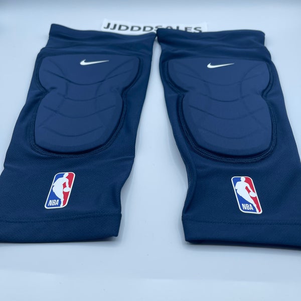 Nike Pro NBA Basketball Compression Padded Knee Sleeves Pair