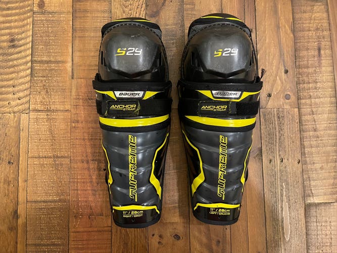 Bauer Supreme S29 Hockey Shin Guards Junior 11”