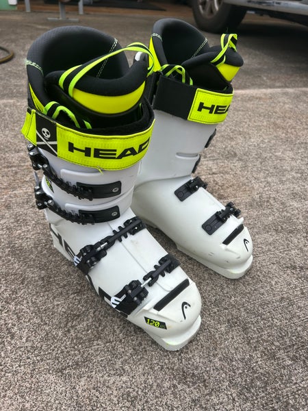 lippen in de tussentijd Klein Used Men's HEAD Racing Raptor RS 120 Ski Boots size 28.0 | SidelineSwap
