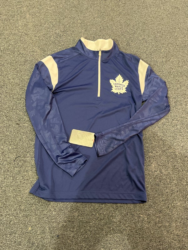 Reebok Toronto Maple Leafs Hoodie NHL Face Off Collection Blue