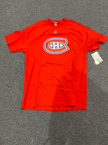 New Red Reebok Montreal Canadians Player T-Shirt #31 Price Large