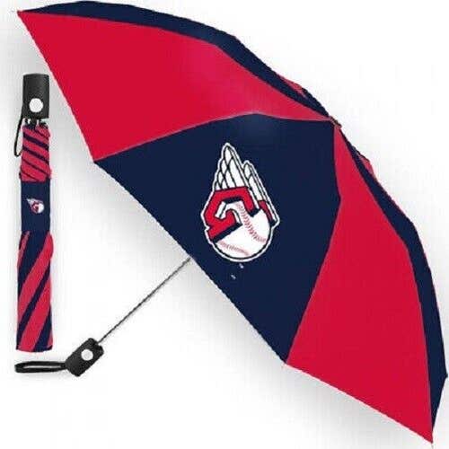 MLB Cleveland Guardians 2 Colors 42" Travel Umbrella by McArthur for WinCraft