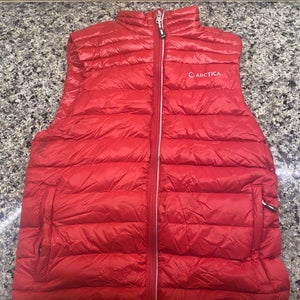 Red Used Boys Large Arctica puffer vest