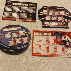 Johnstown Tomahawks Hockey NAHL Magnetic Schedules