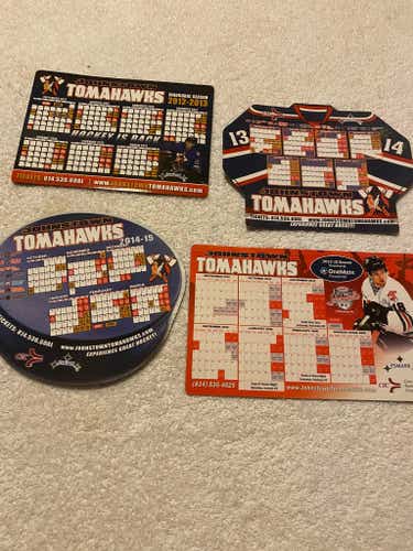 Johnstown Tomahawks Hockey NAHL Magnetic Schedules